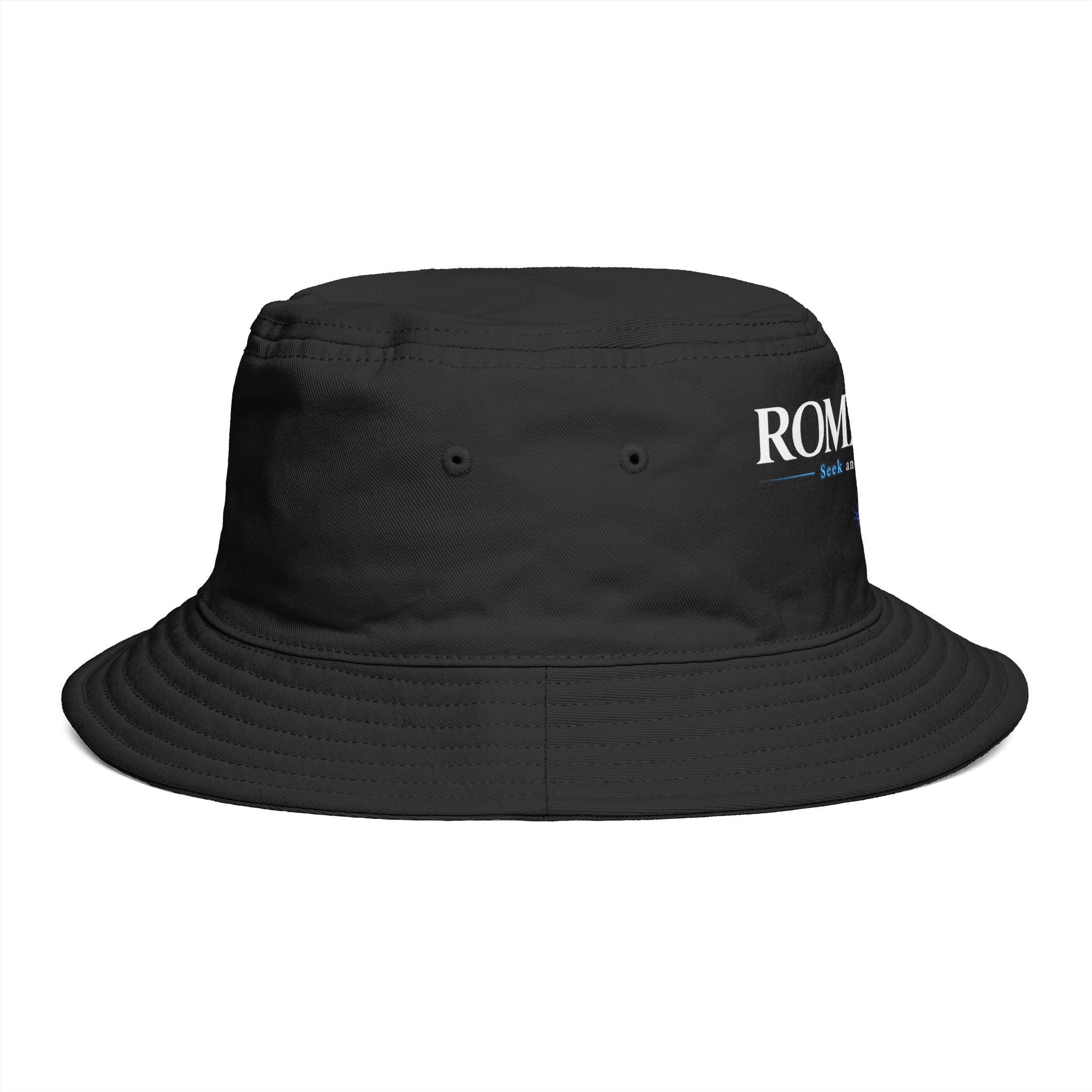 Bucket Hat — Romaneum Embroidered Eye Logo