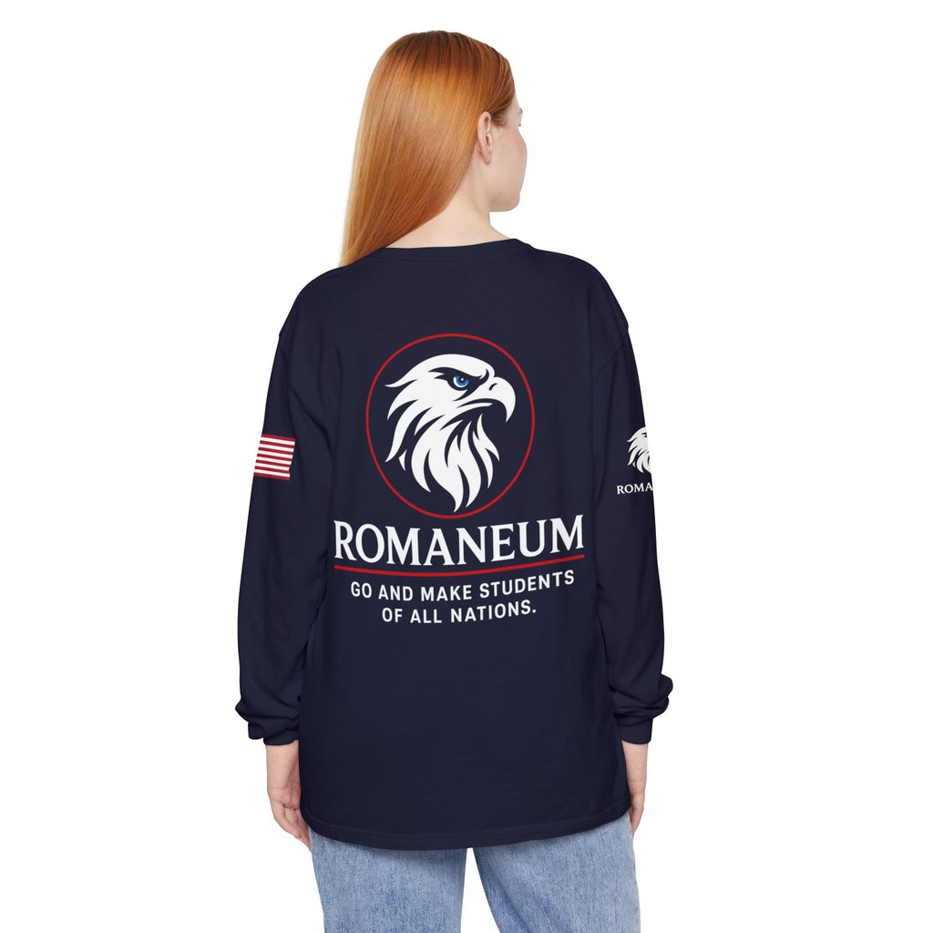 Romaneum Eagle Crest long sleeve shirt
