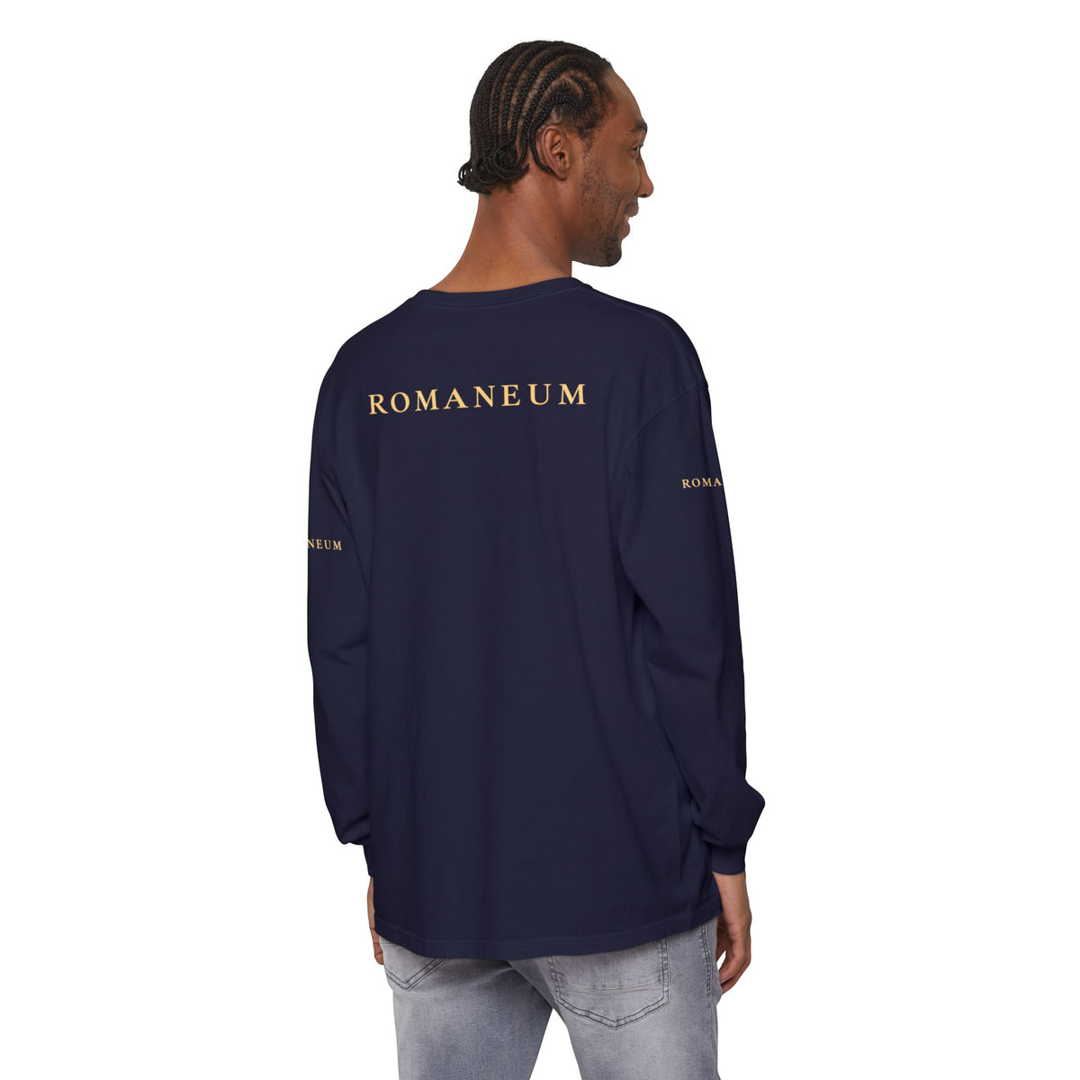 "Rejoice in the Lord Always" Unisex Garment-dyed Long Sleeve T-Shirt