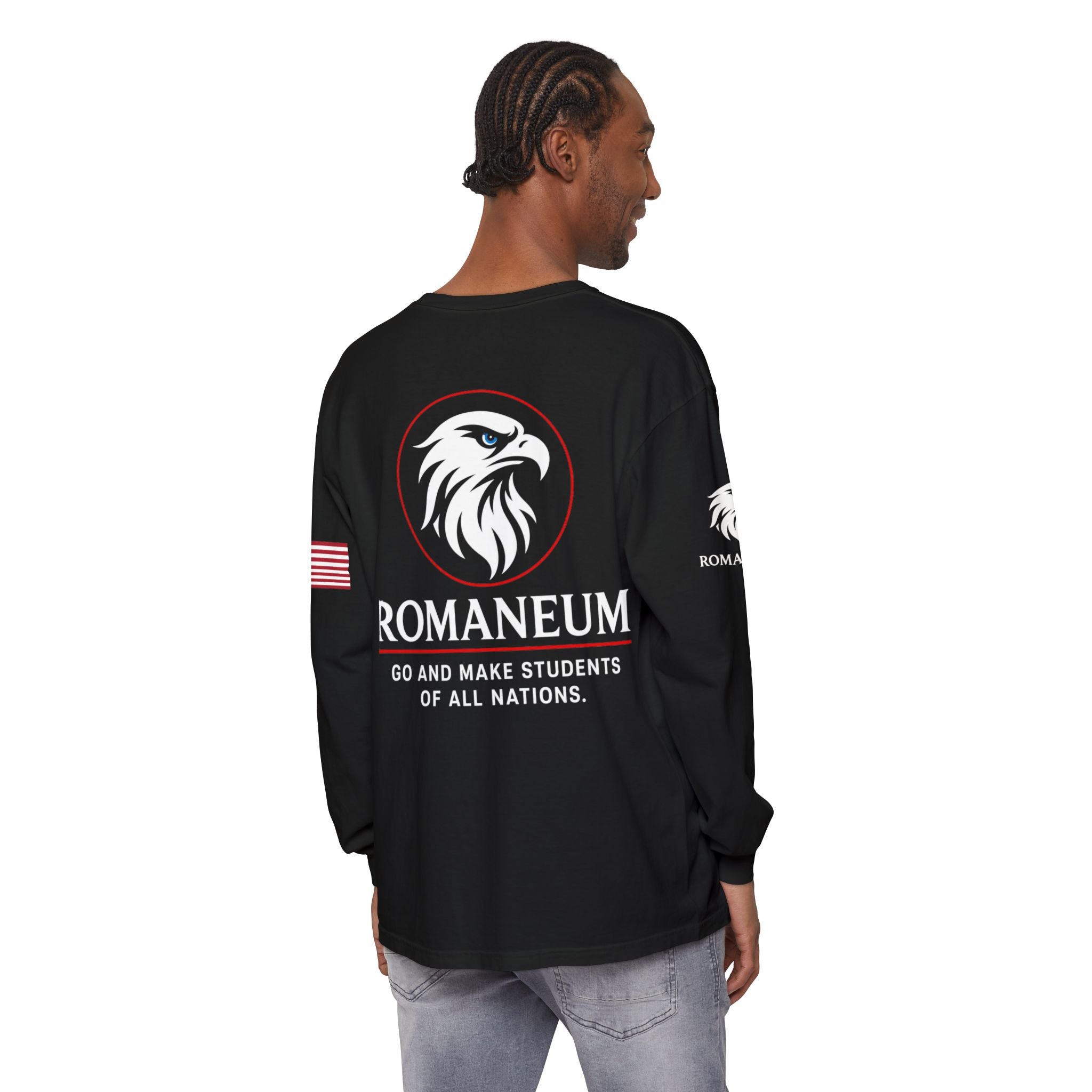 Romaneum Eagle Crest long sleeve shirt