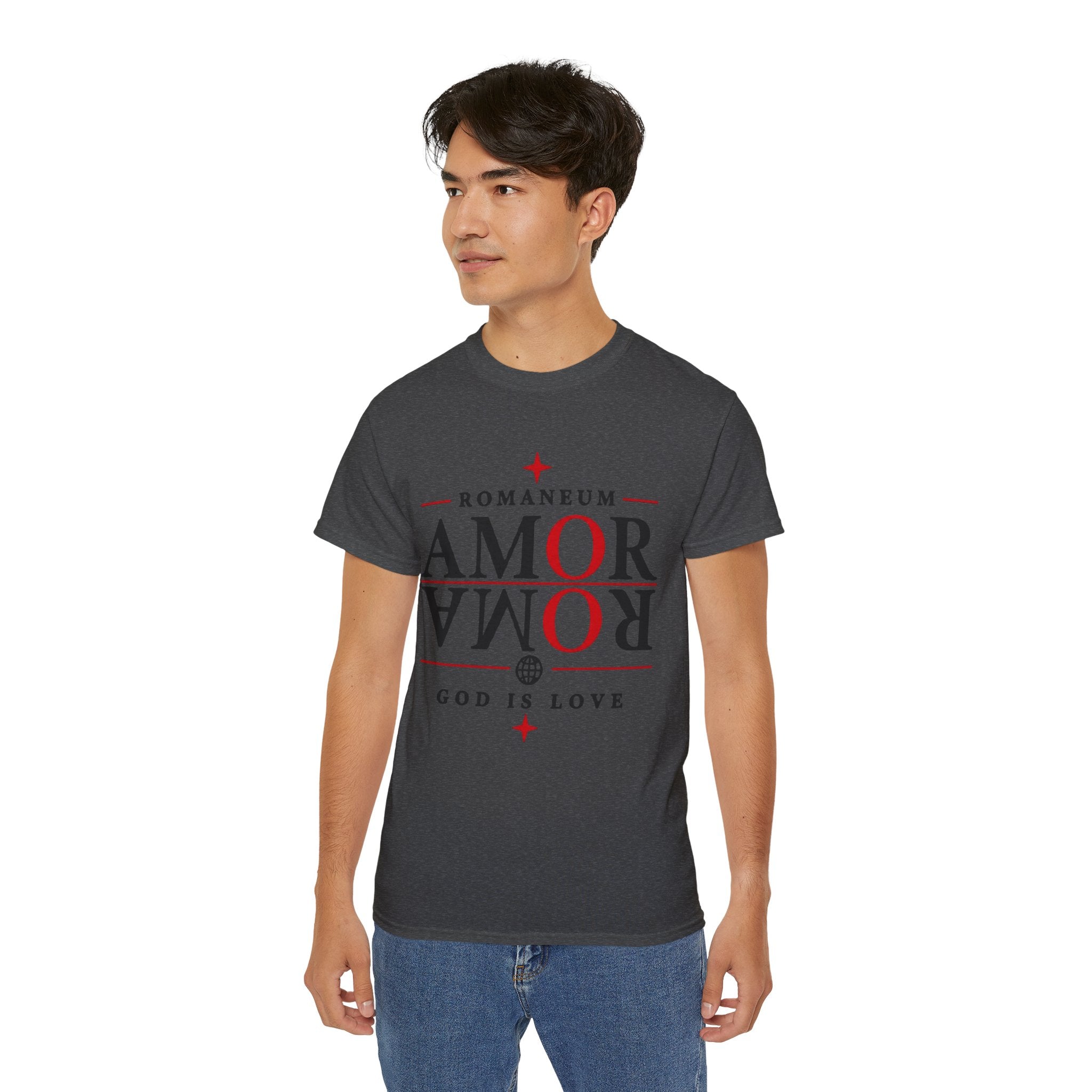 Romaneum AMOR/ROMA God Is Love Graphic Tee