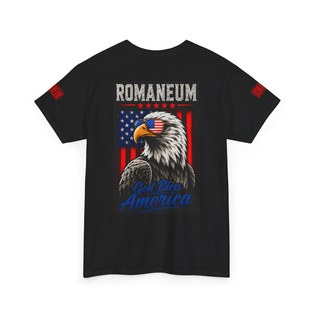 Eagle Flag Tee — "God Bless America" Patriotic Shirt