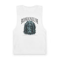 Romaneum Graphic Tank — Distressed Classical Face Summer Muscle Tee