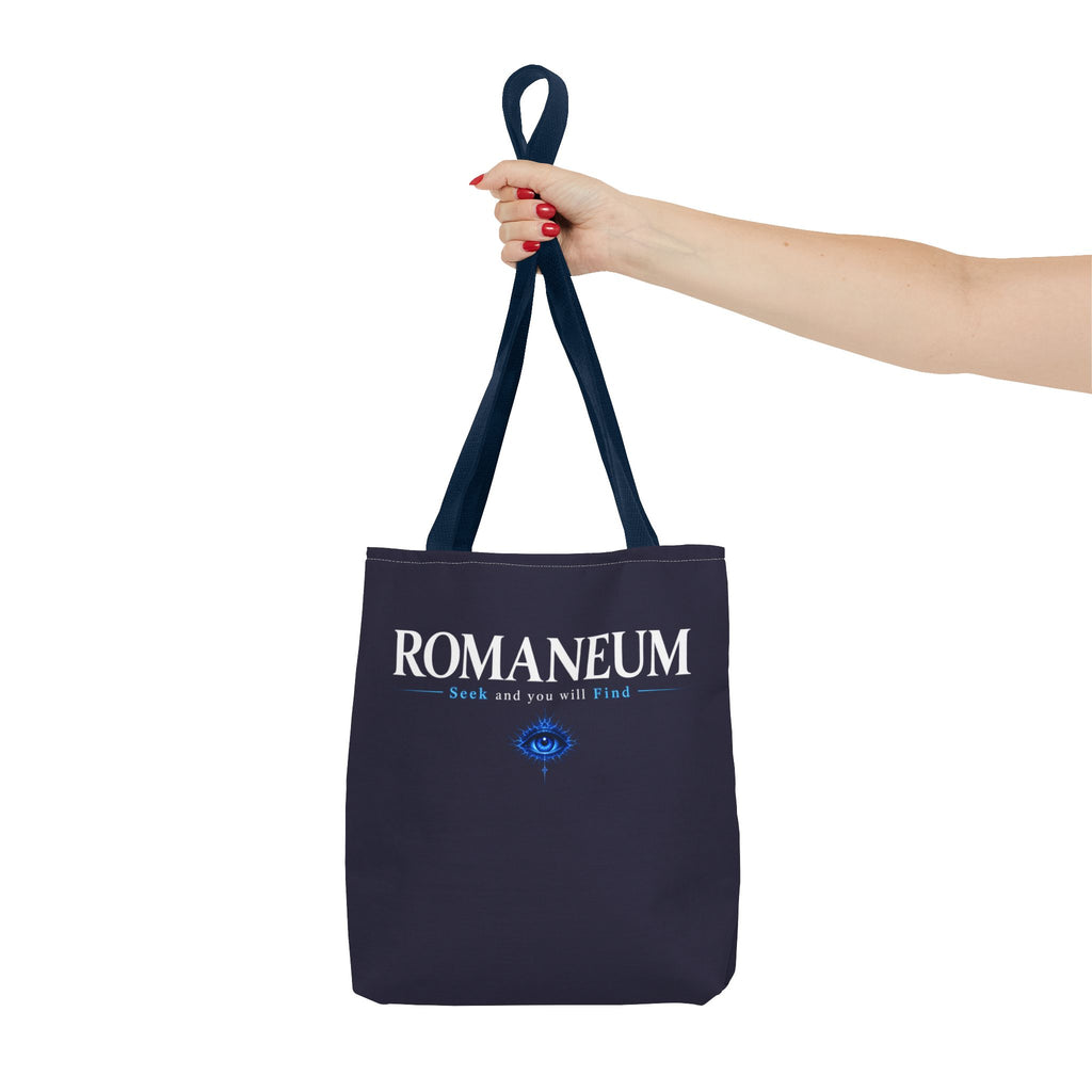 Romanеum Tote Bag — "Seek and You Will Find" Mystical Eye Canvas Tote