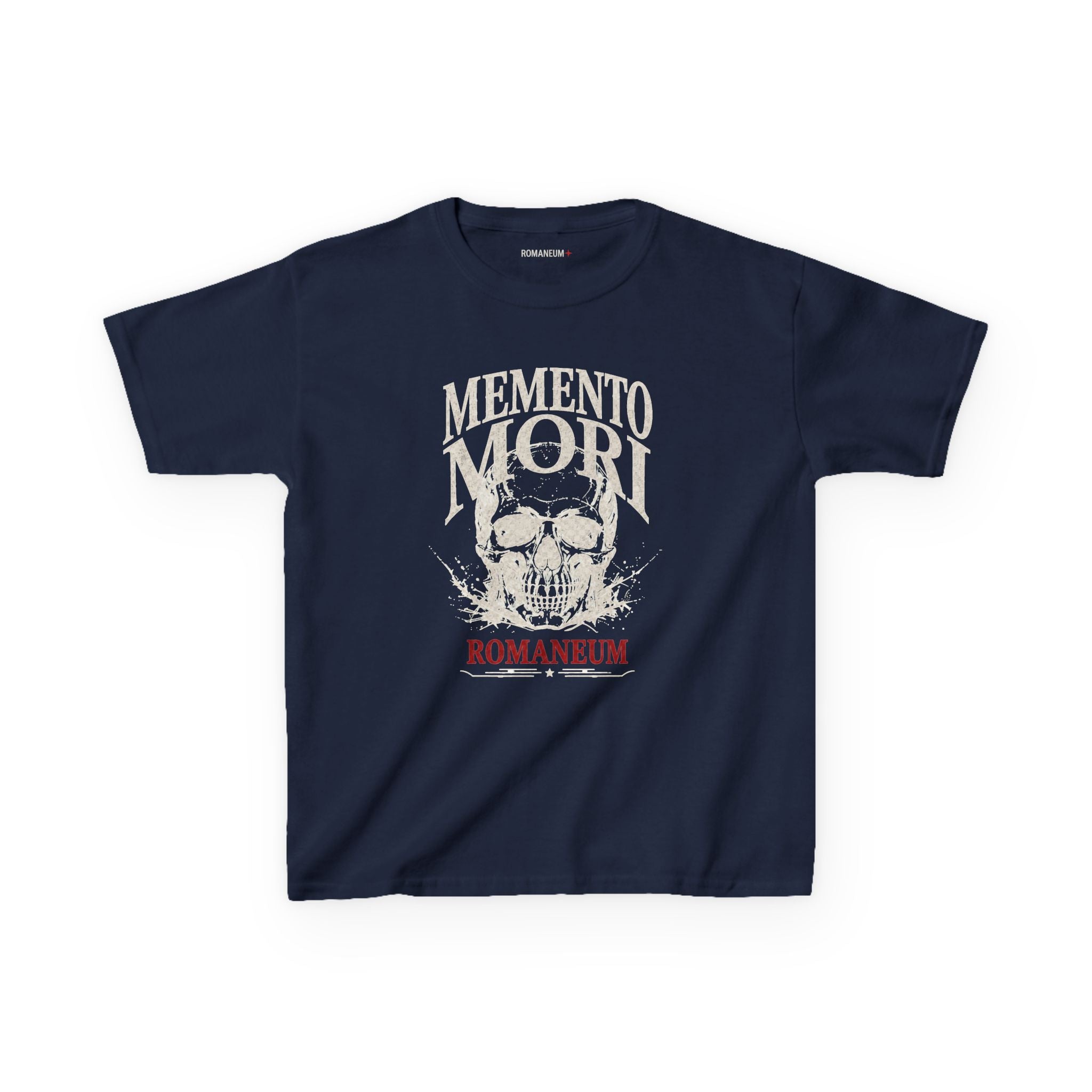 Kids T-Shirt — "Memento Mori" Skull Romaneum Tee