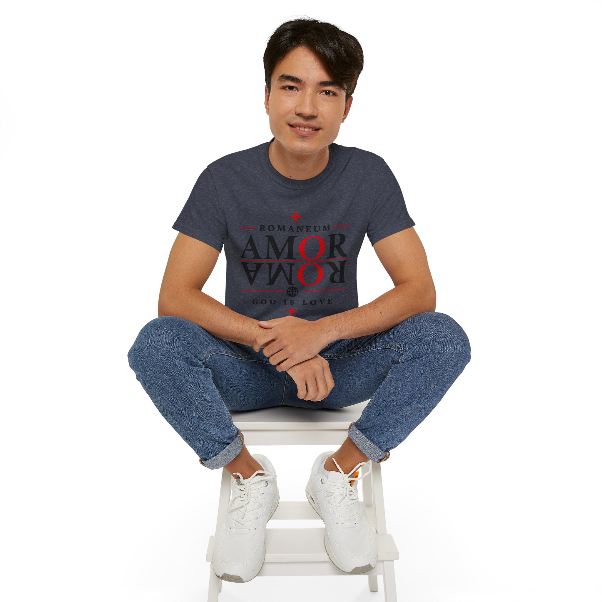 Romaneum AMOR/ROMA God Is Love Graphic Tee