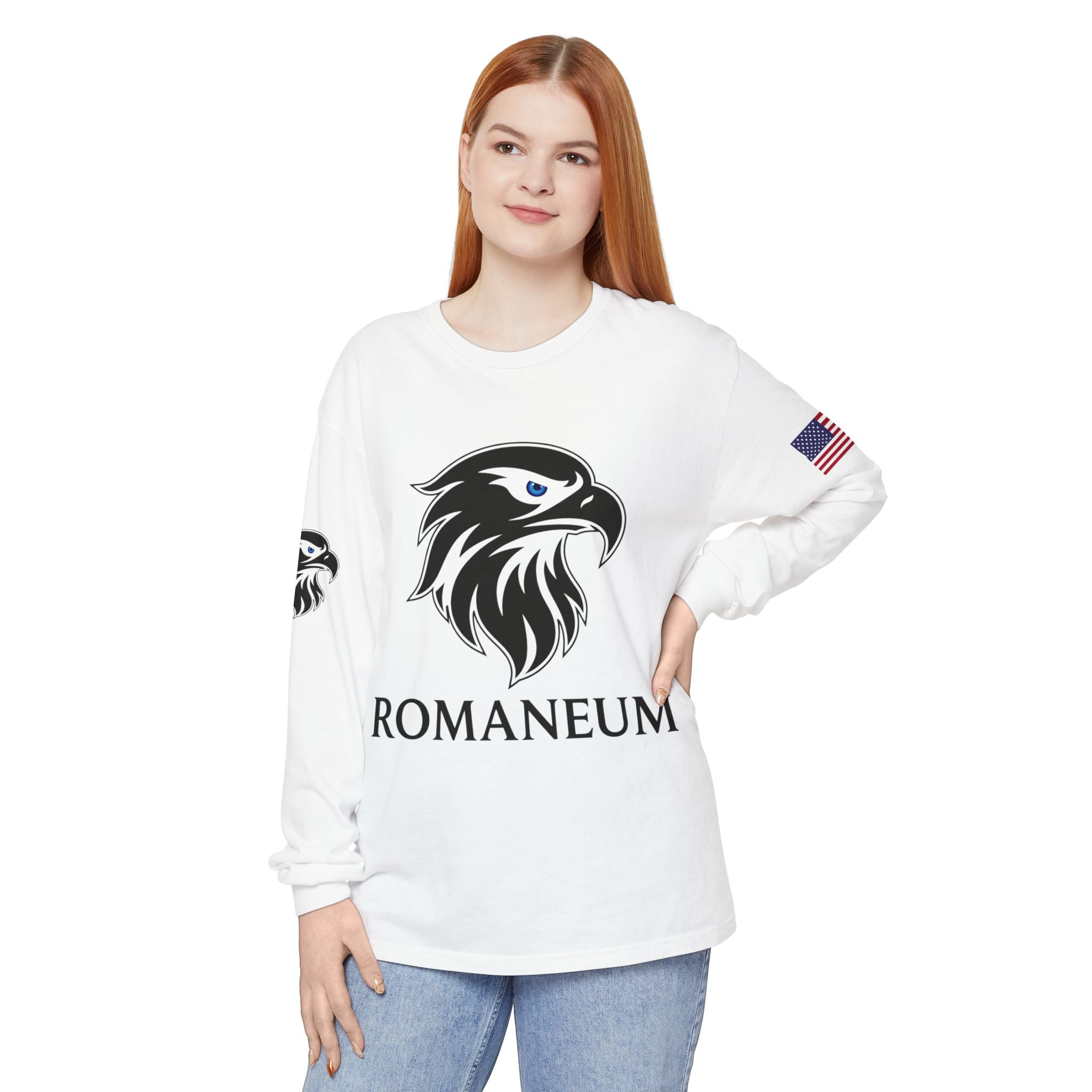 Romaneum Eagle Crest long sleeve shirt