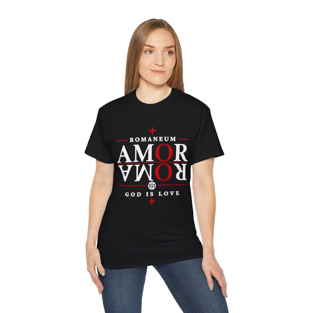Romaneum AMOR/ROMA God Is Love Graphic Tee