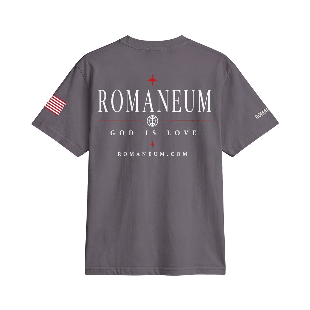 Romaneum "Amor/Roma" Active Tee — God Is Love Graphic Shirt