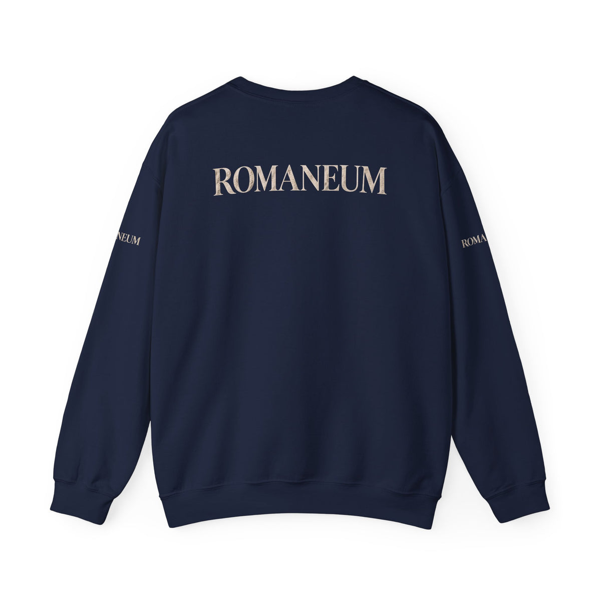 Crewneck Sweatshirt — "The Battle Is The Lord's" Roman-inspired Faith Sweatshirt