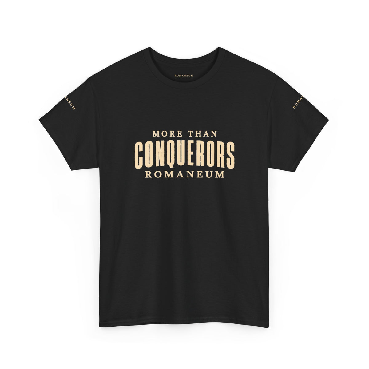 Conquerors Romanum Tee — 'More Than Conquerors' Shirt