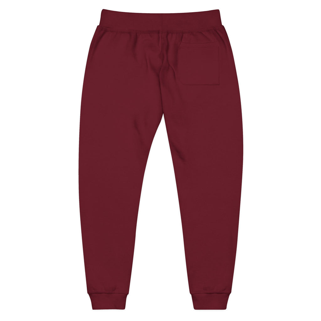 Embroidered Holiday Gnomes Fleece Sweatpants — Cozy Christmas Lounge Pants