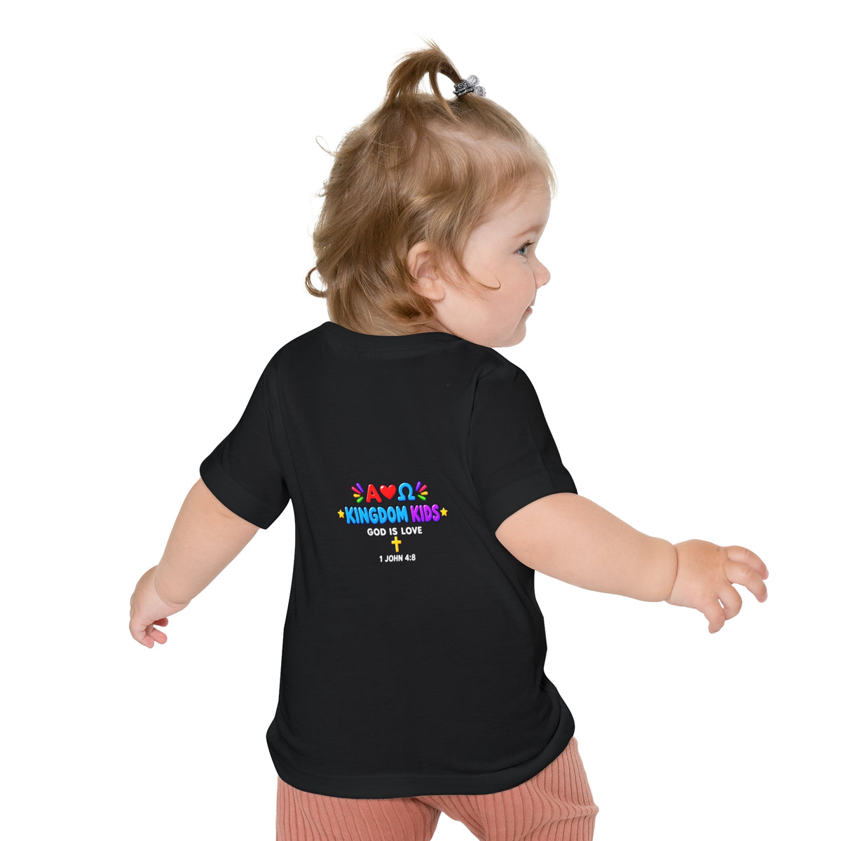 Baby T-Shirt — "Good News Toons" Kingdom Kids Tee (God Is Love)