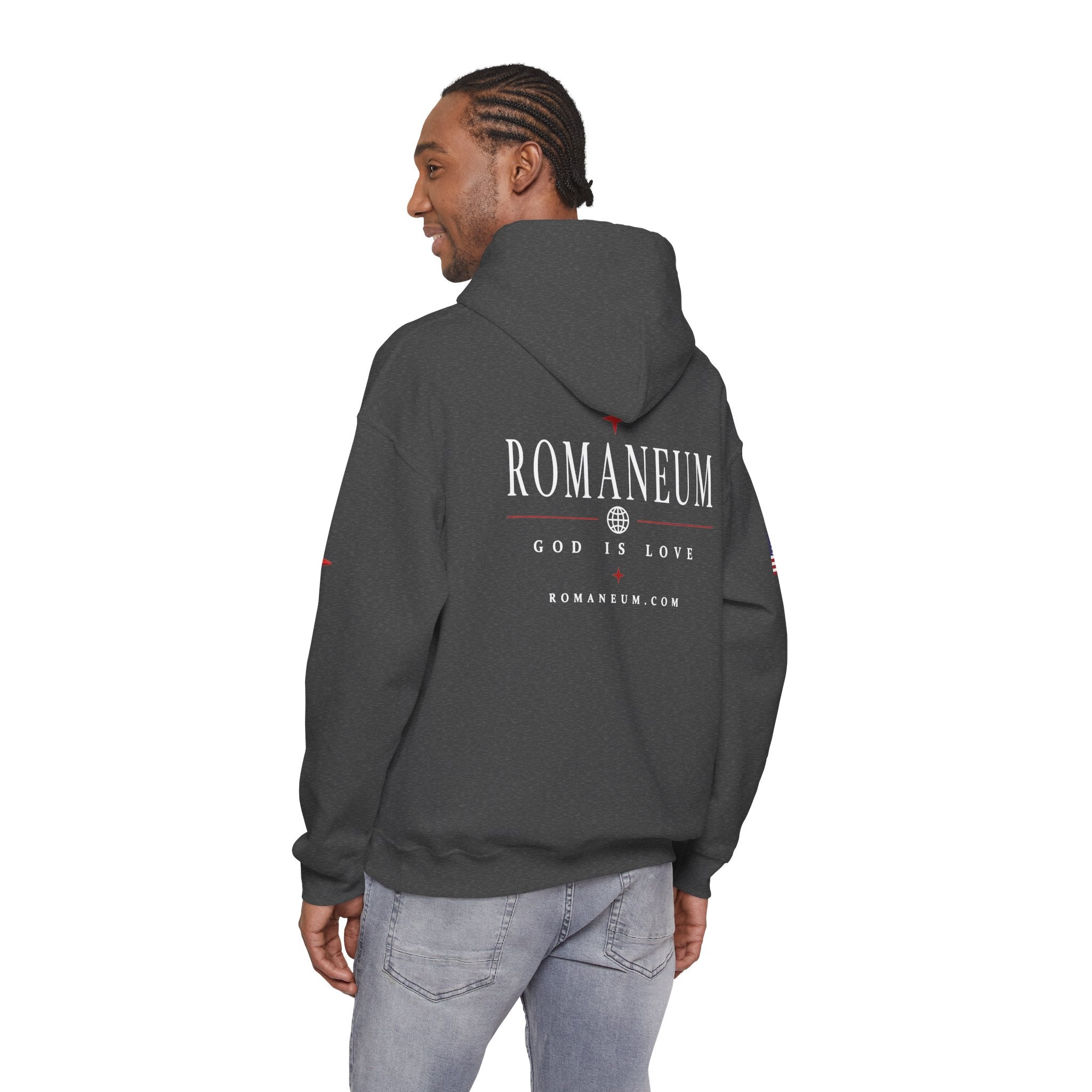 Romaneum ‘Amor’ Hoodie — God Is Love Graphic Sweatshirt