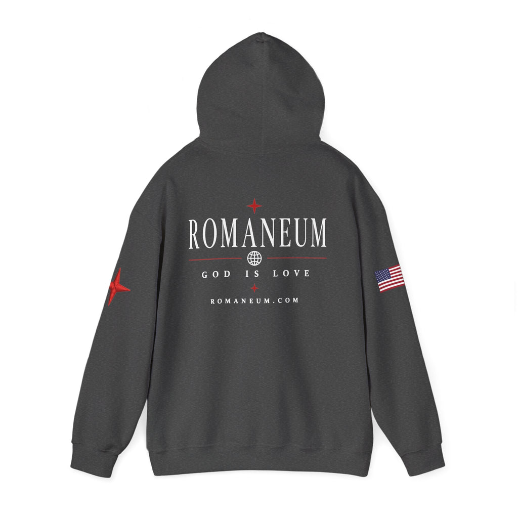 Romaneum ‘Amor’ Hoodie — God Is Love Graphic Sweatshirt