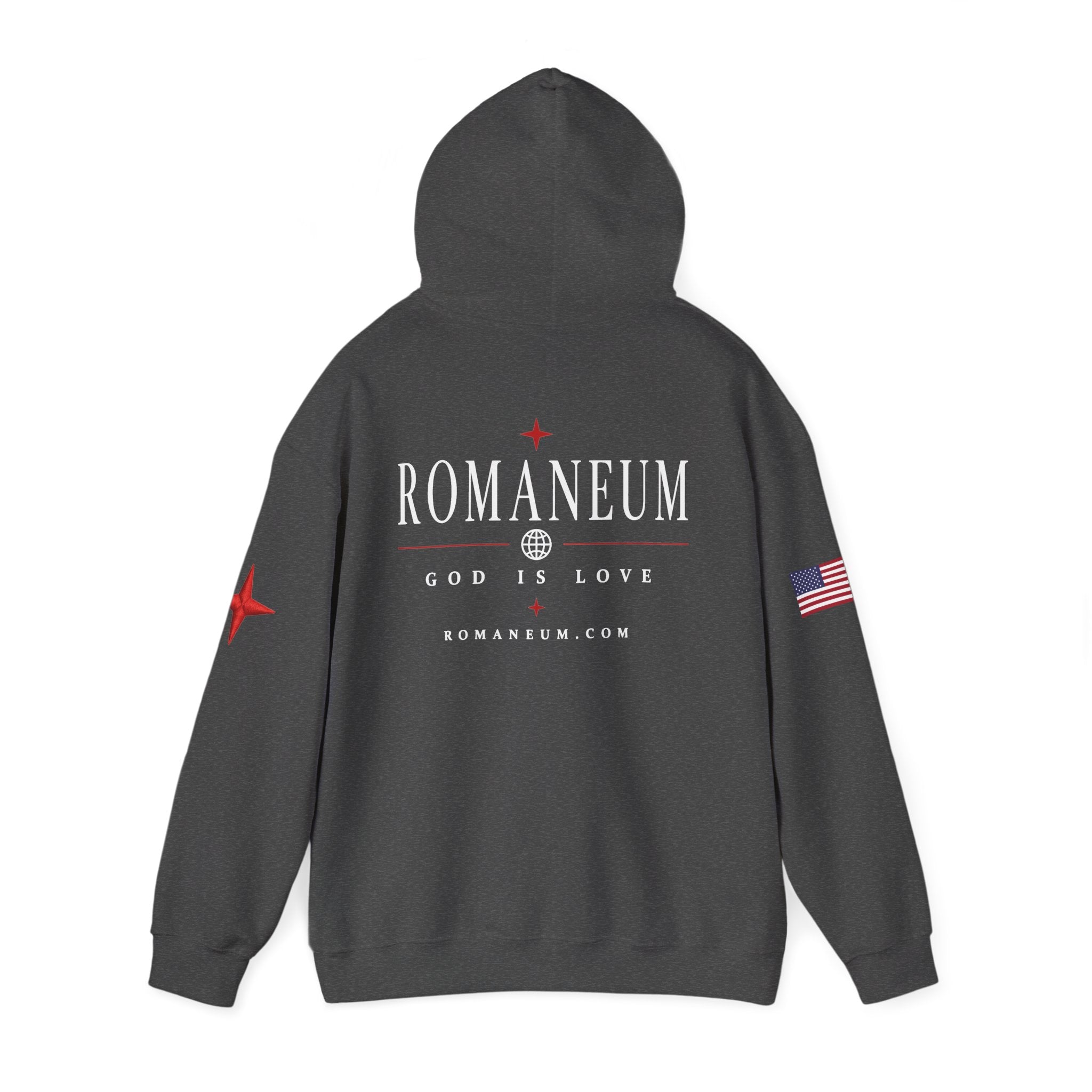 Romaneum ‘Amor’ Hoodie — God Is Love Graphic Sweatshirt