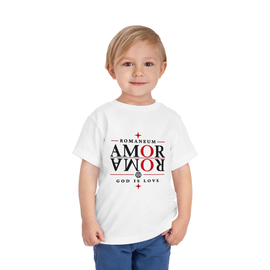 Toddler Tee — ROMANEUM Amor Roma 'God Is Love' Kids Shirt
