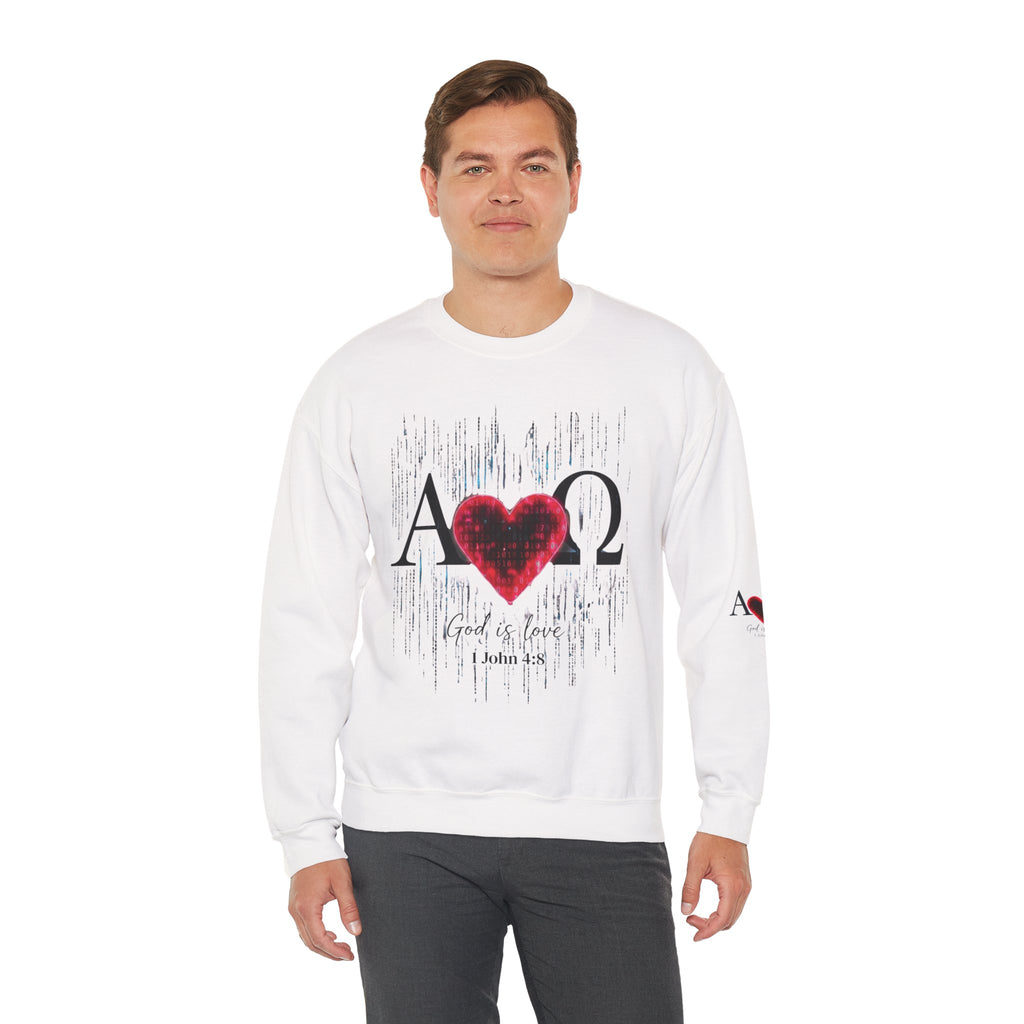 Alpha Omega Heart Sweatshirt ROMANEUM