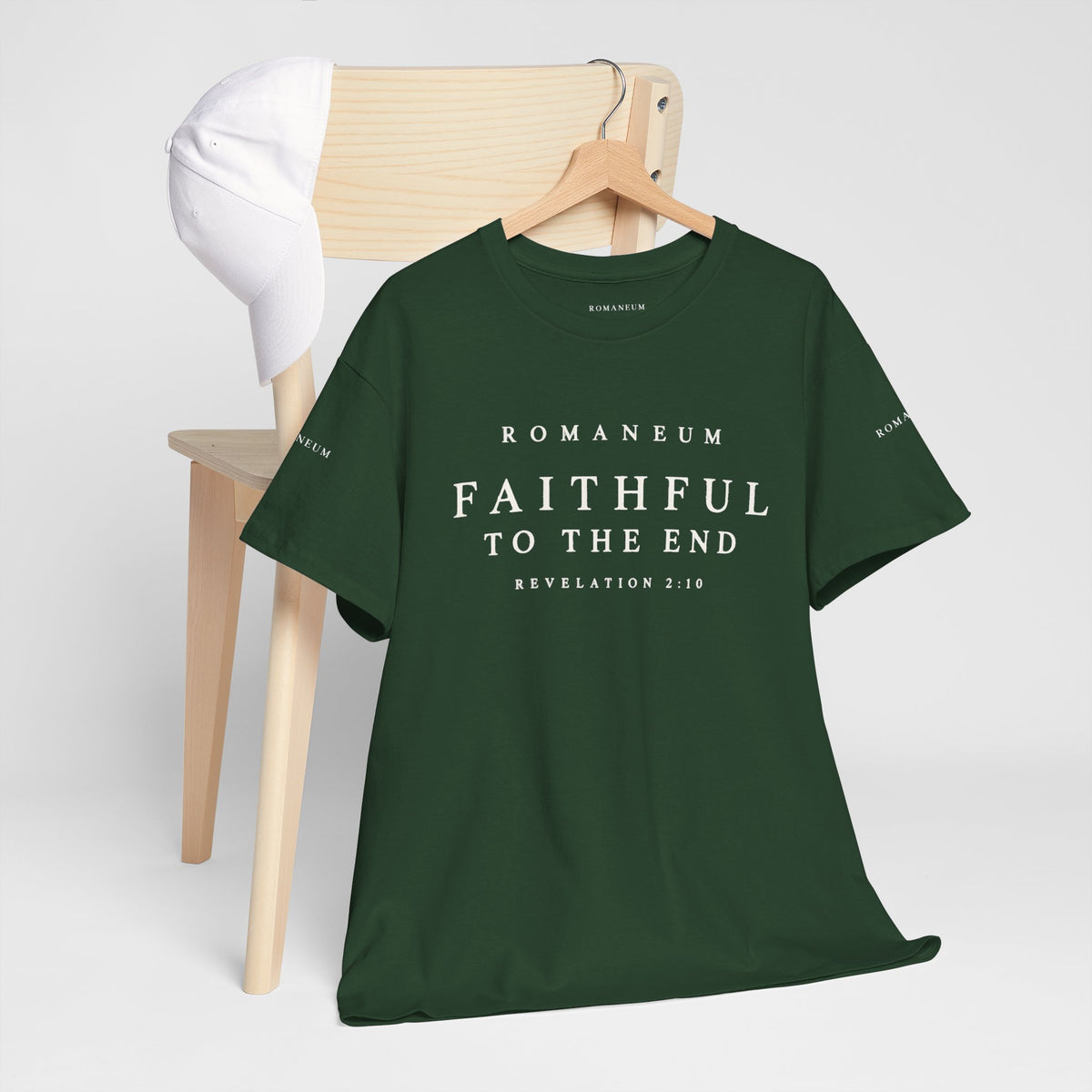 Faithful to the End Tee — 'Romaneum'