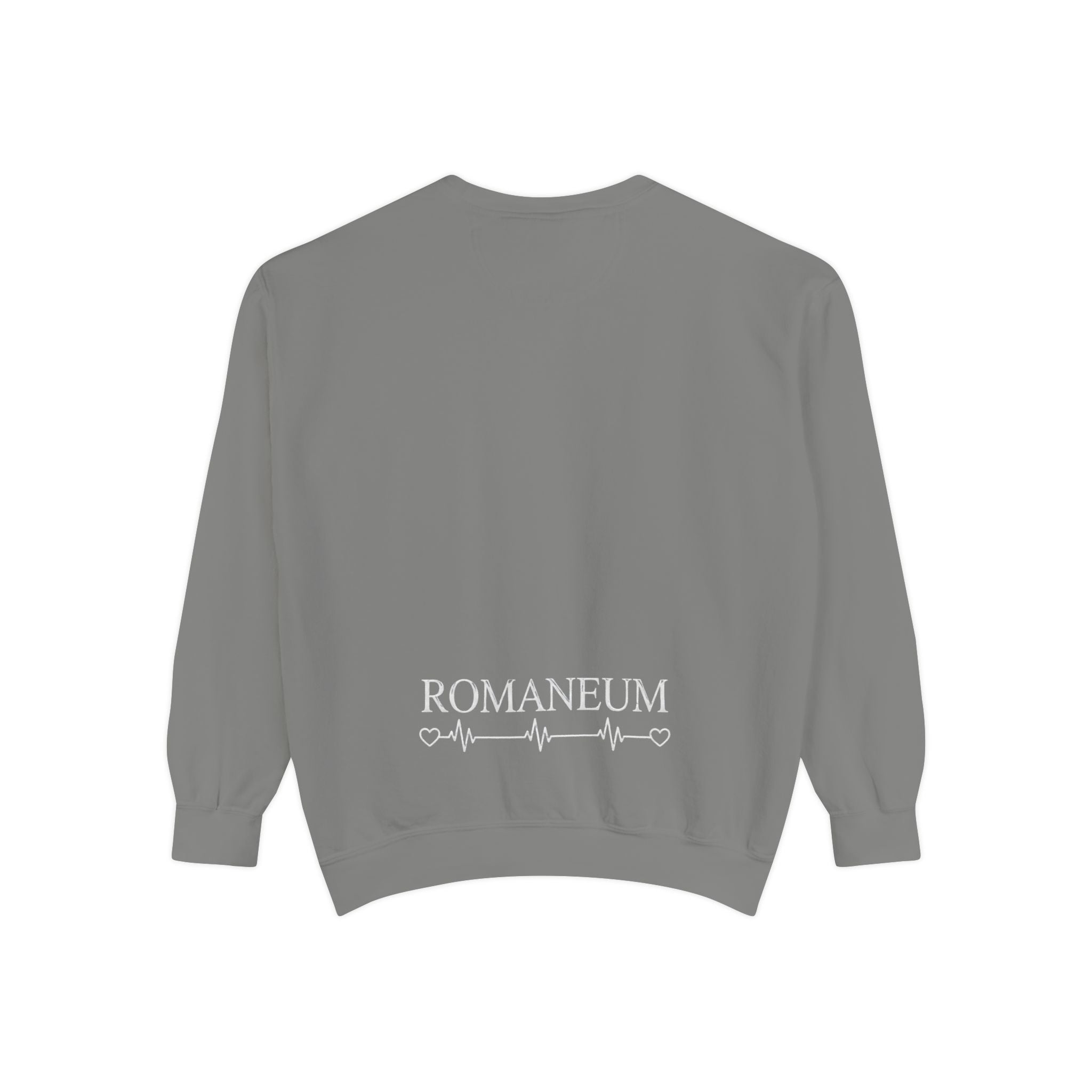 Alpha Omega Heart design sweatshirt | God is Love 1 John 4:8 RomanEum
