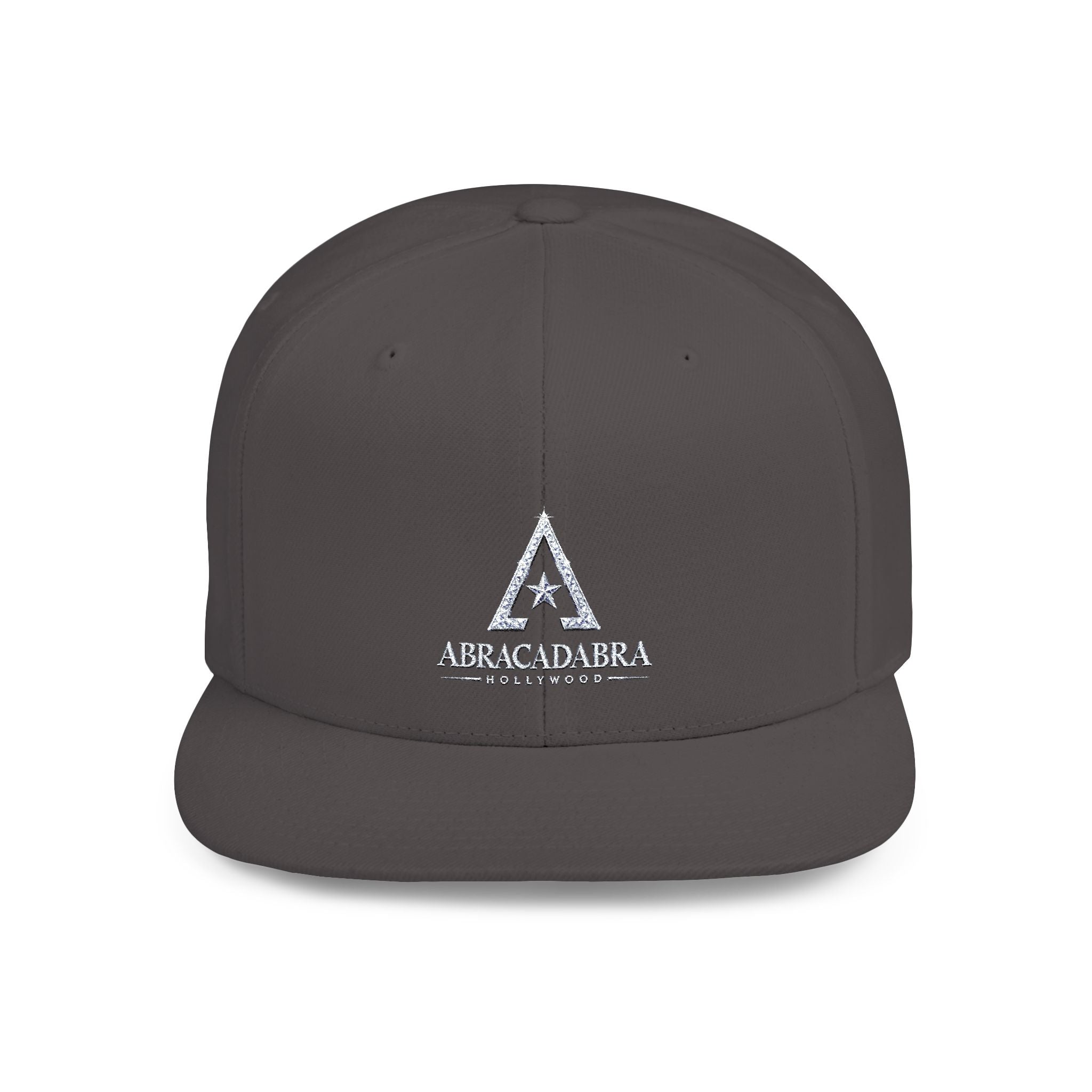 Abracadabra Triangle Snapback Hat — Flat Bill Adjustable Cap