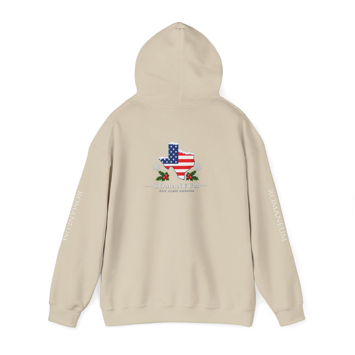 American Flag Texas Hoodie — God Bless America Patriotic Pullover