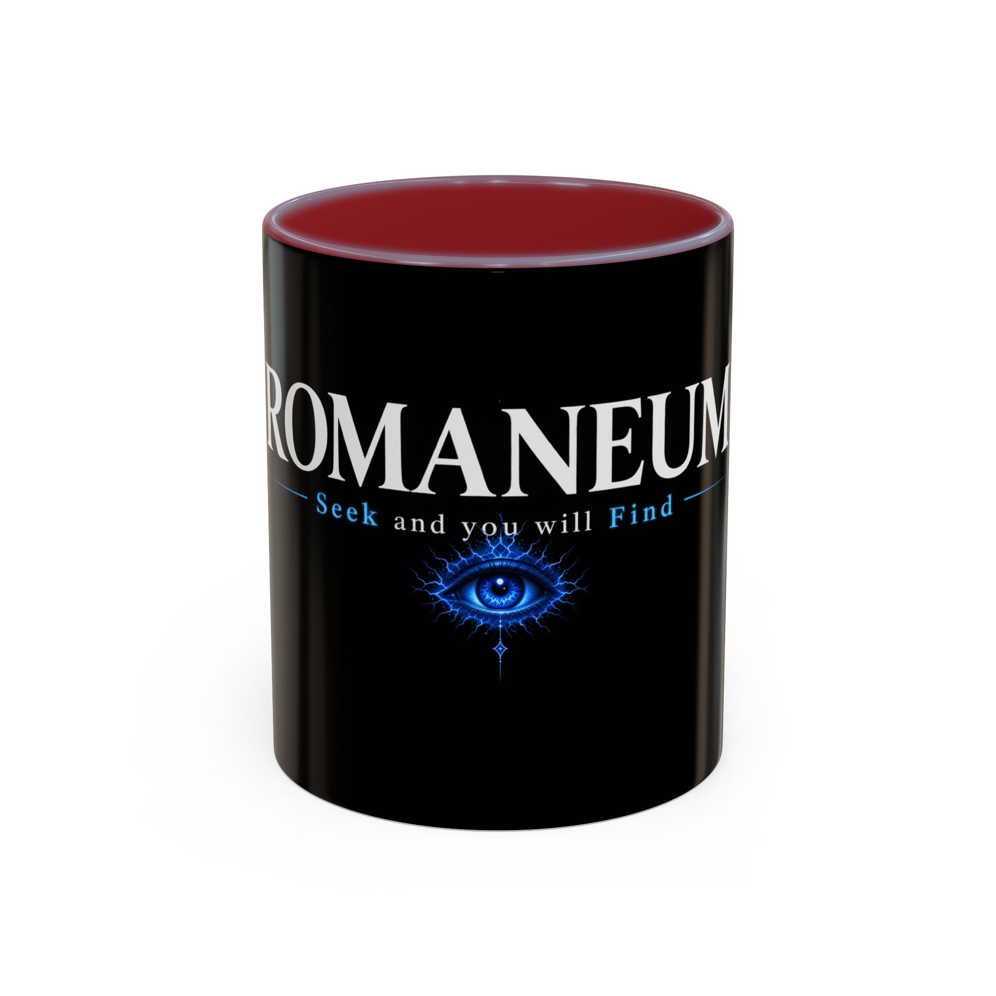 "Seek and You Will Find" Inspirational Black Mug