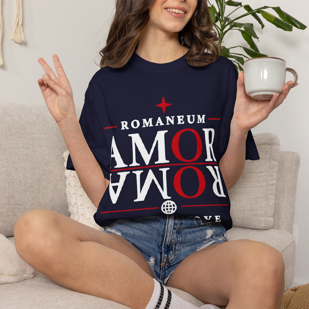 AMOR ROMA Tee — "God Is Love" Graphic T-Shirt