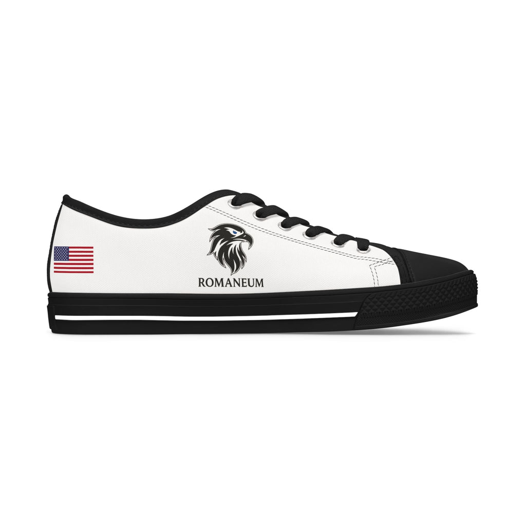 Romananeum Eagle Logo Top Sneakers | American Flag Accent