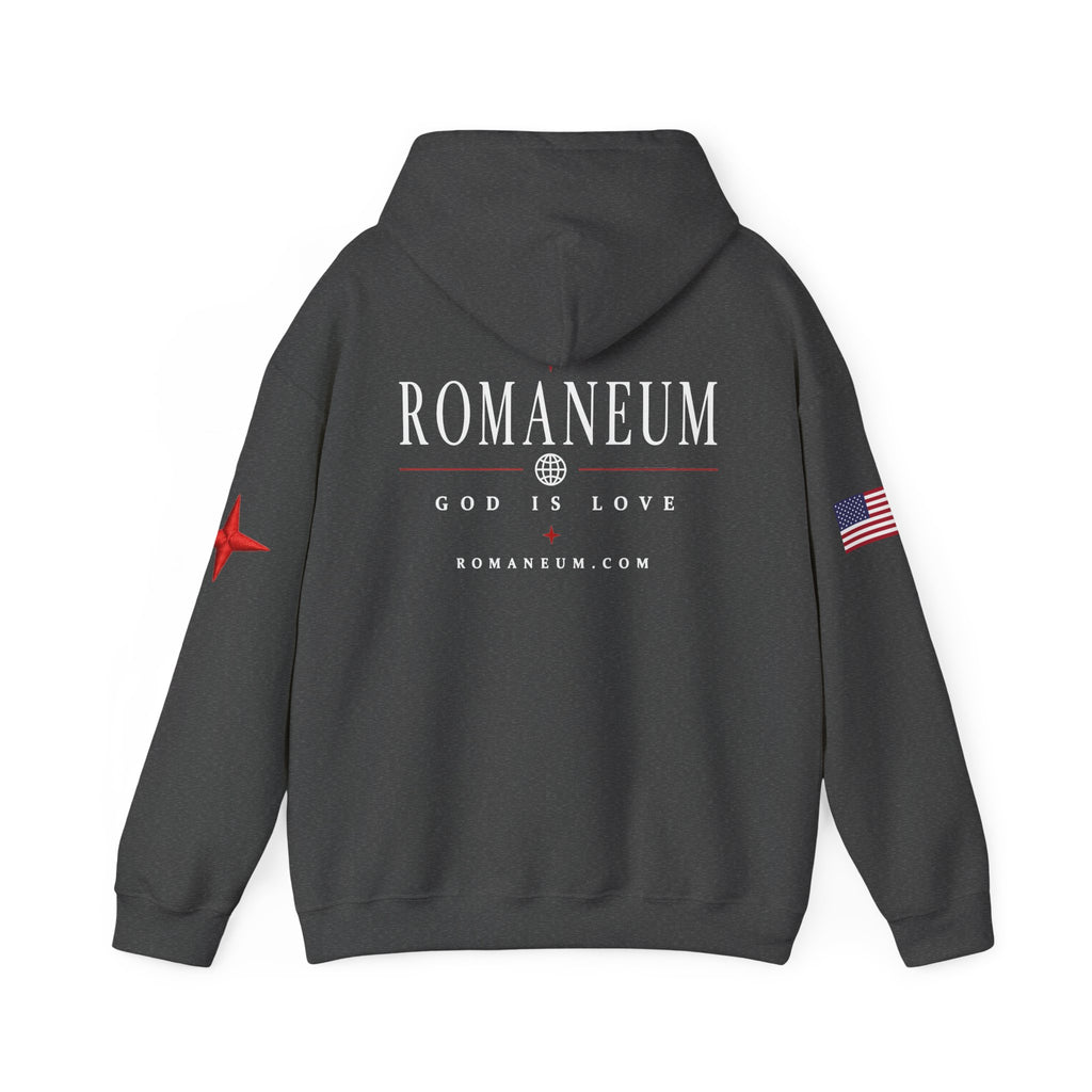 Romaneum ‘Amor’ Hoodie — God Is Love Graphic Sweatshirt