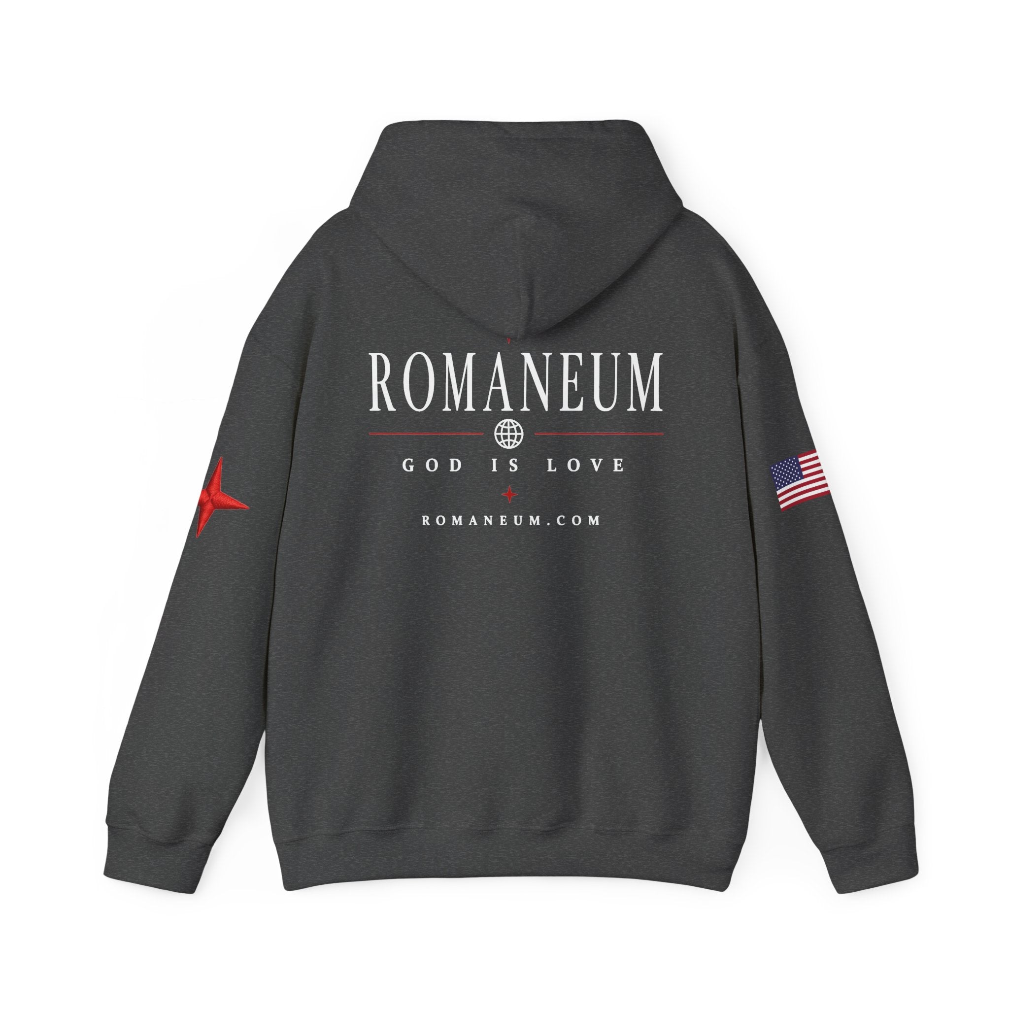 Romaneum ‘Amor’ Hoodie — God Is Love Graphic Sweatshirt
