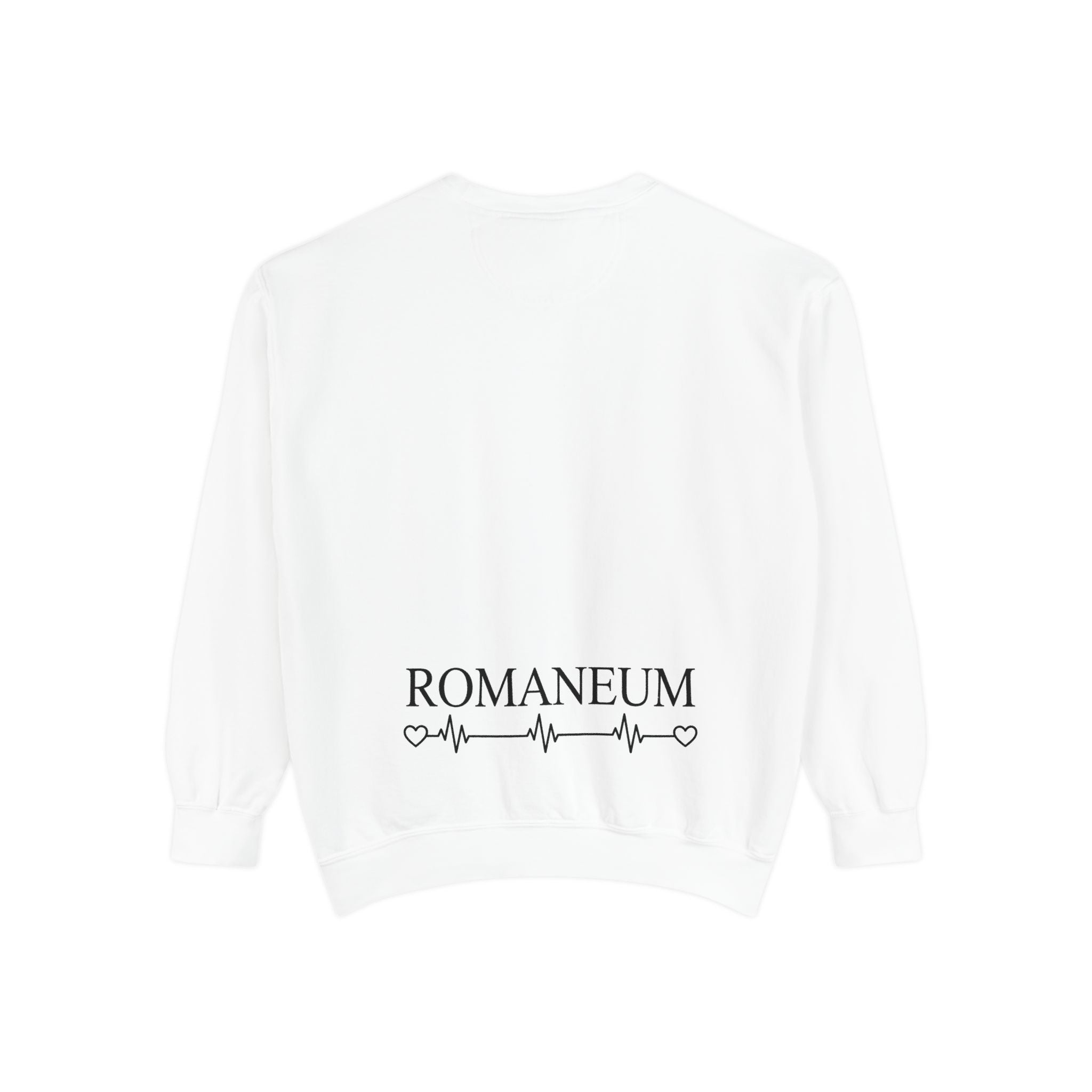 Alpha Omega Heart design sweatshirt | God is Love 1 John 4:8 RomanEum