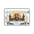 Solomon Desk Mat — King Solomon Quote Mousepad with Biblical Design