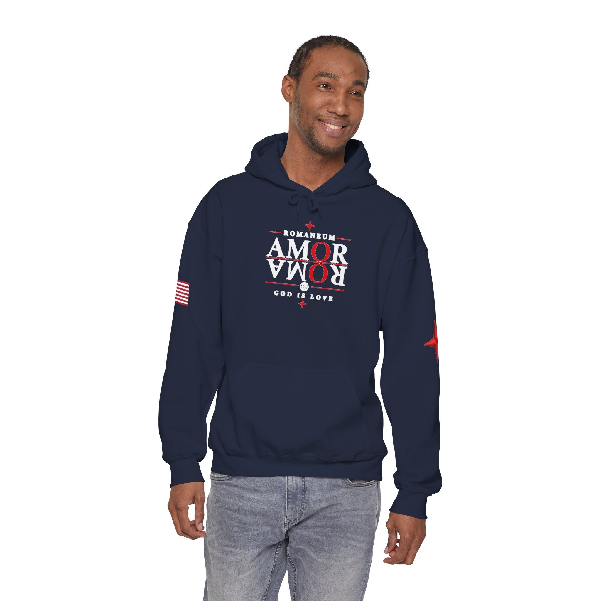 Romaneum ‘Amor’ Hoodie — God Is Love Graphic Sweatshirt