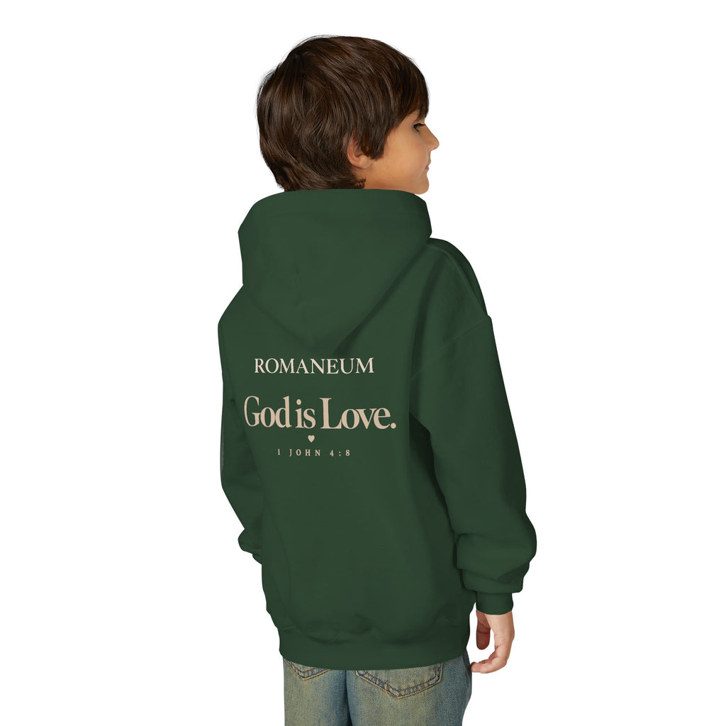 Youth Hoodie — To Live Is Christ / God Is Love Sweatshirt