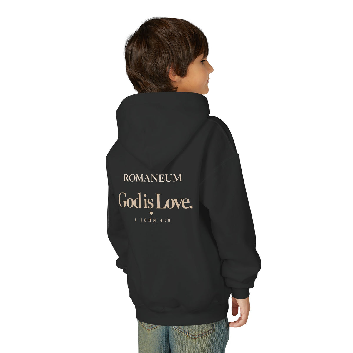 Youth Hoodie — To Live Is Christ / God Is Love Sweatshirt