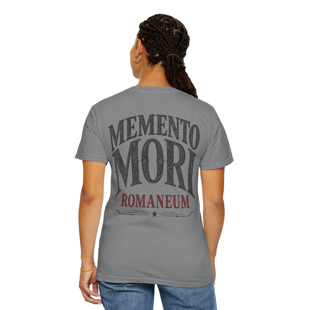 Memento Mori Skull T‑Shirt — Romaneum Gothic Graphic Tee