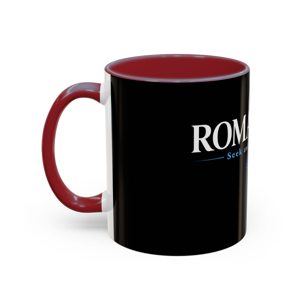 "Seek and You Will Find" Inspirational Black Mug