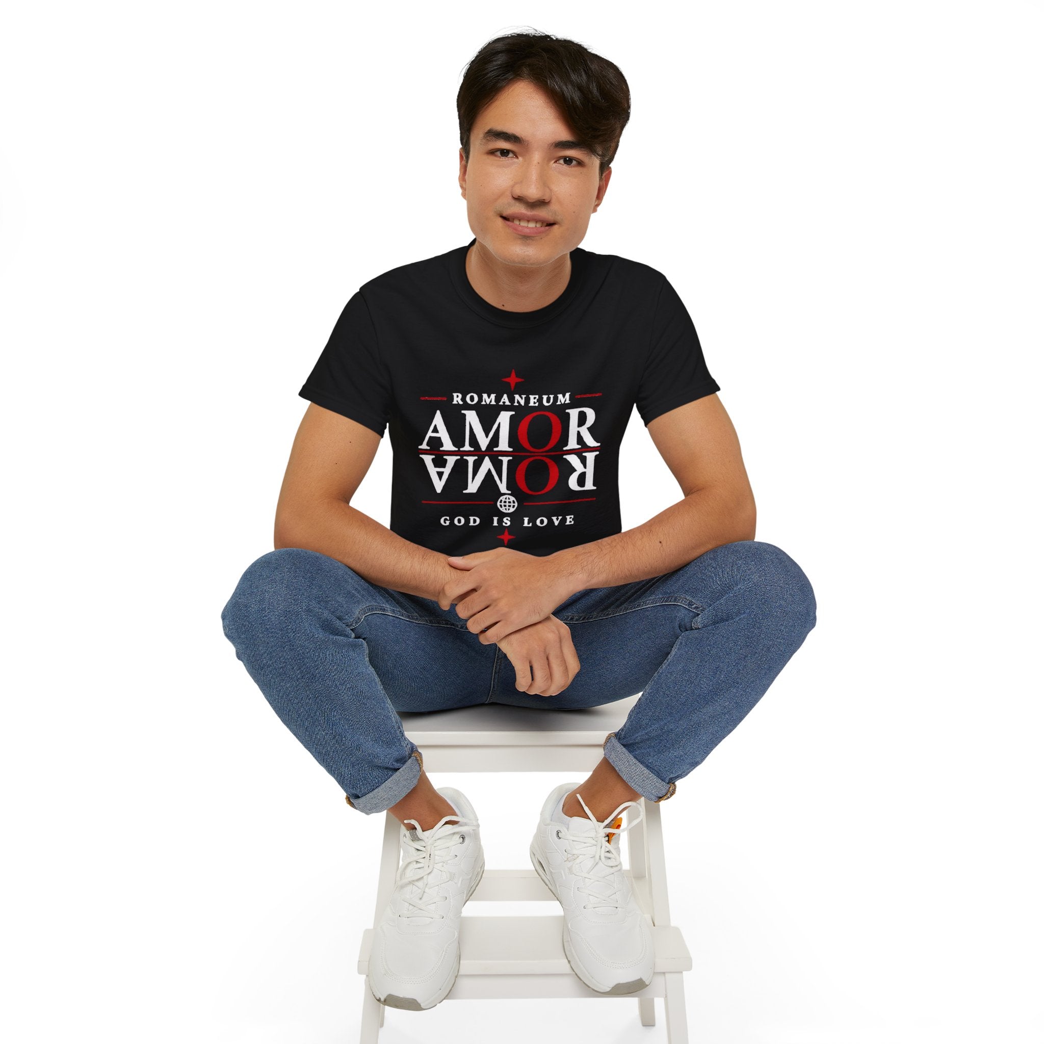 Romaneum AMOR/ROMA God Is Love Graphic Tee