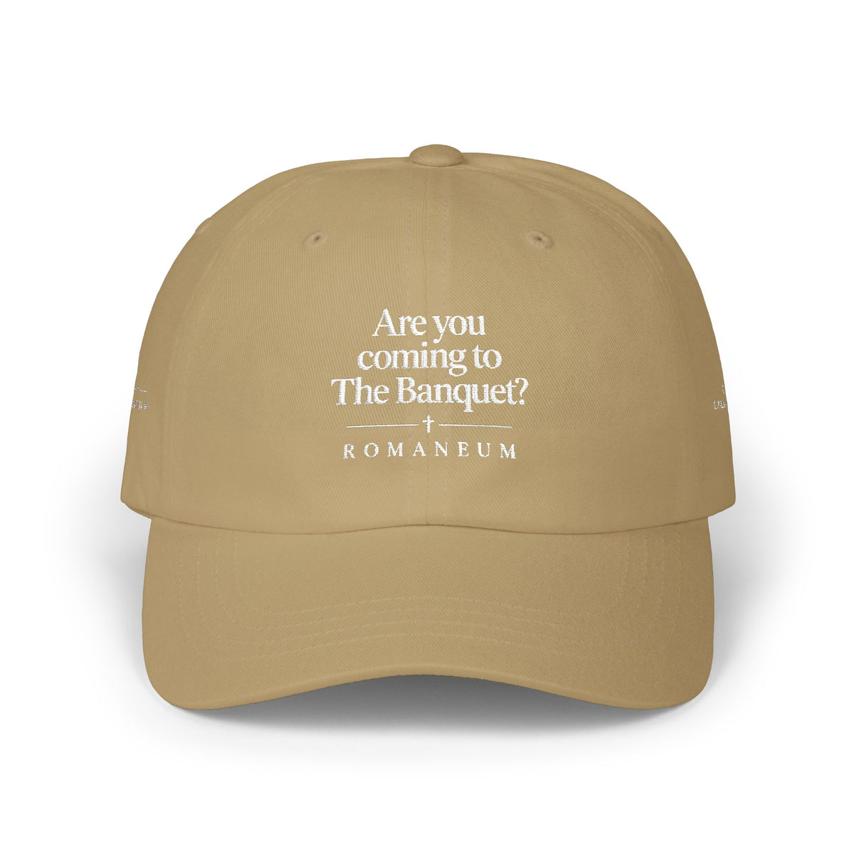 Classic Dad Cap — "Are you coming to The Banquet?" ROMANEUM Embroidered Baseball Hat