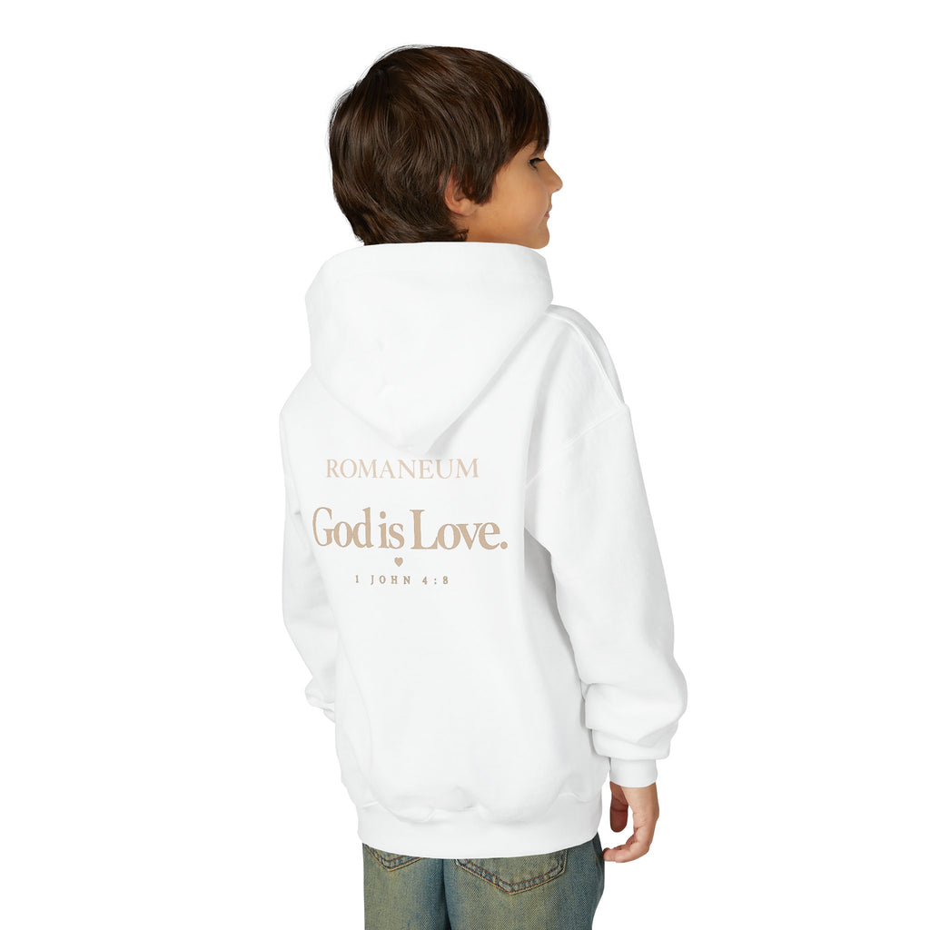 Youth Hoodie — To Live Is Christ / God Is Love Sweatshirt