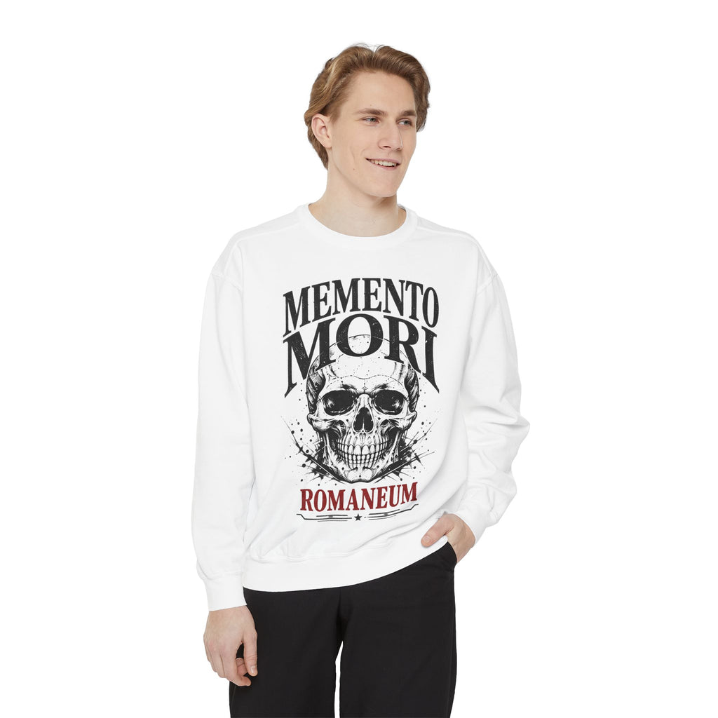 Memento Mori Sweatshirt — Gothic Skull Romaneum Crewneck
