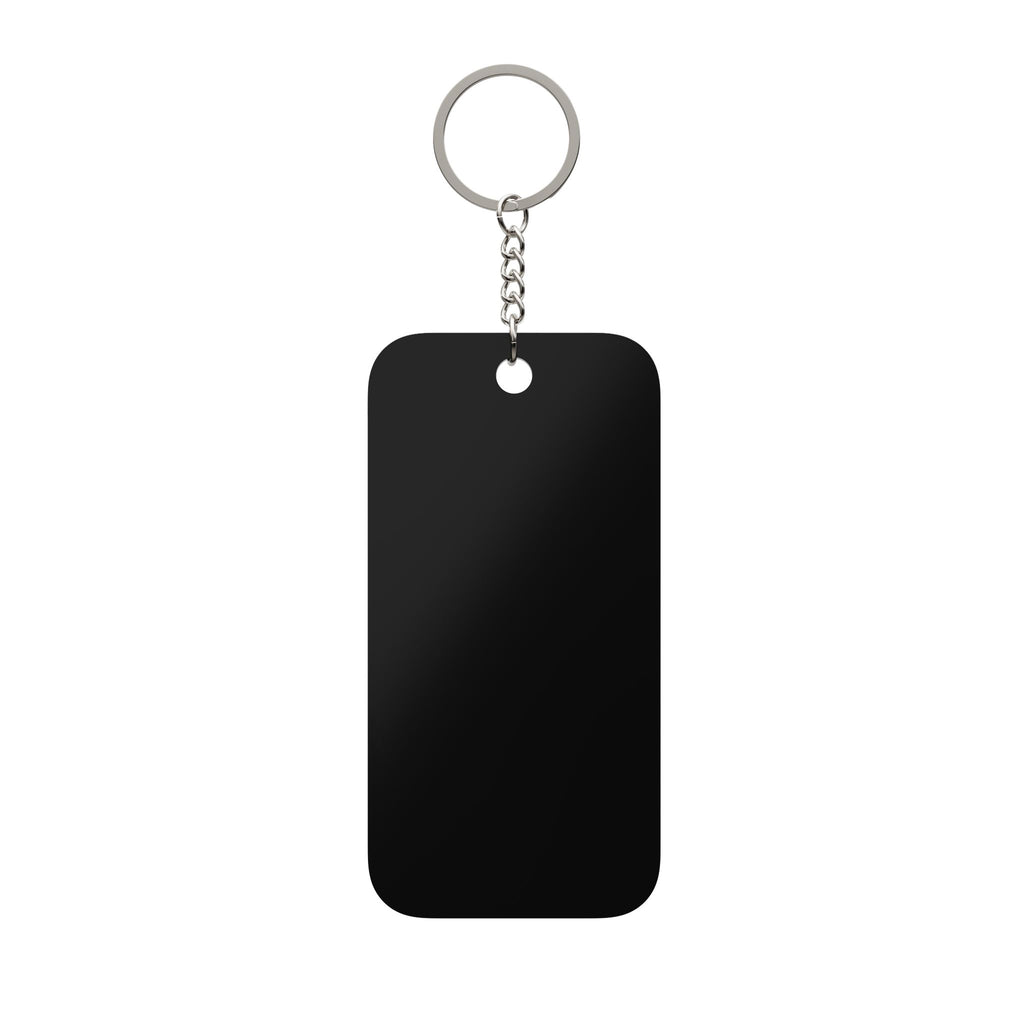 Dark Sun Warrior Keychain Charm – Double-Sided Gothic Keyring