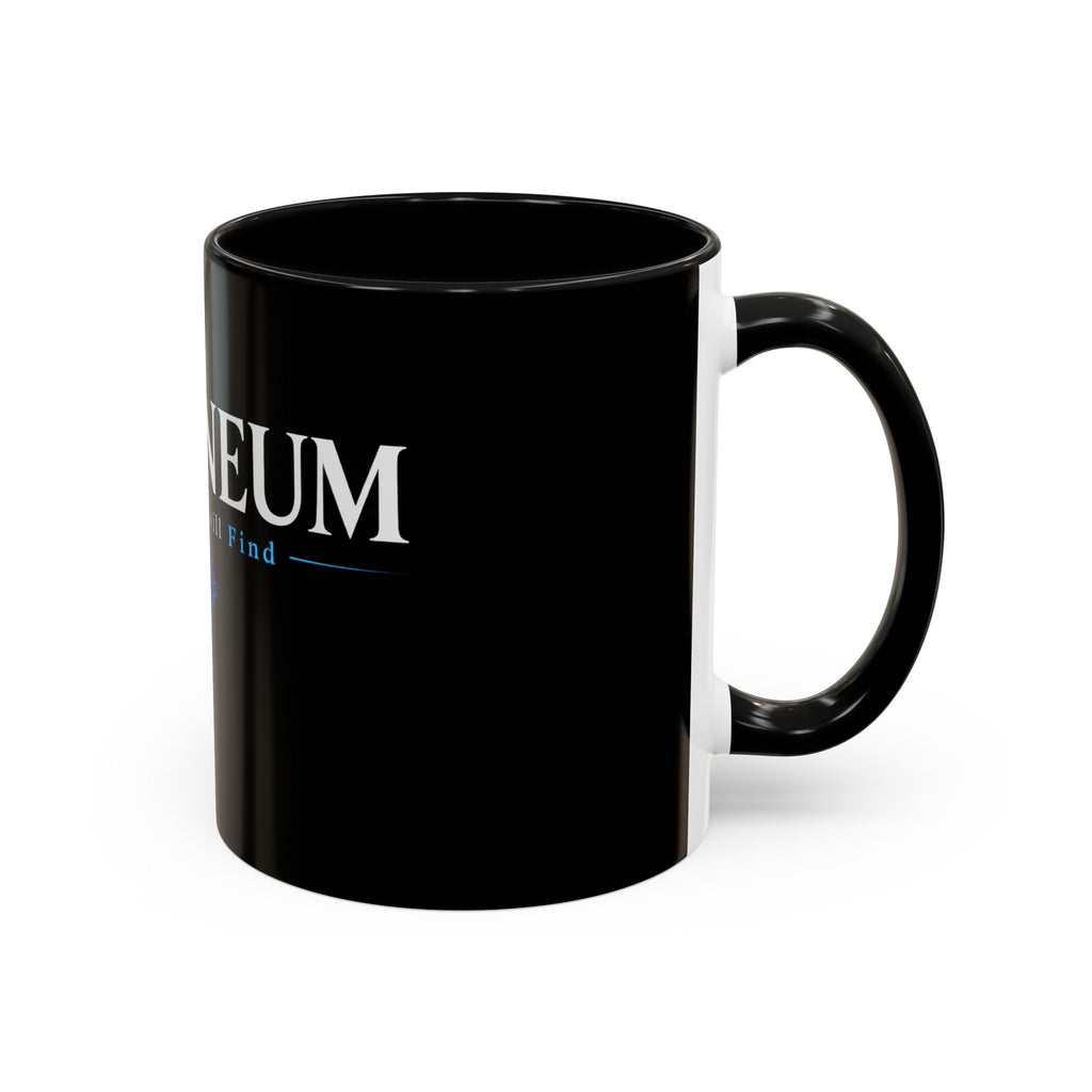 "Seek and You Will Find" Inspirational Black Mug