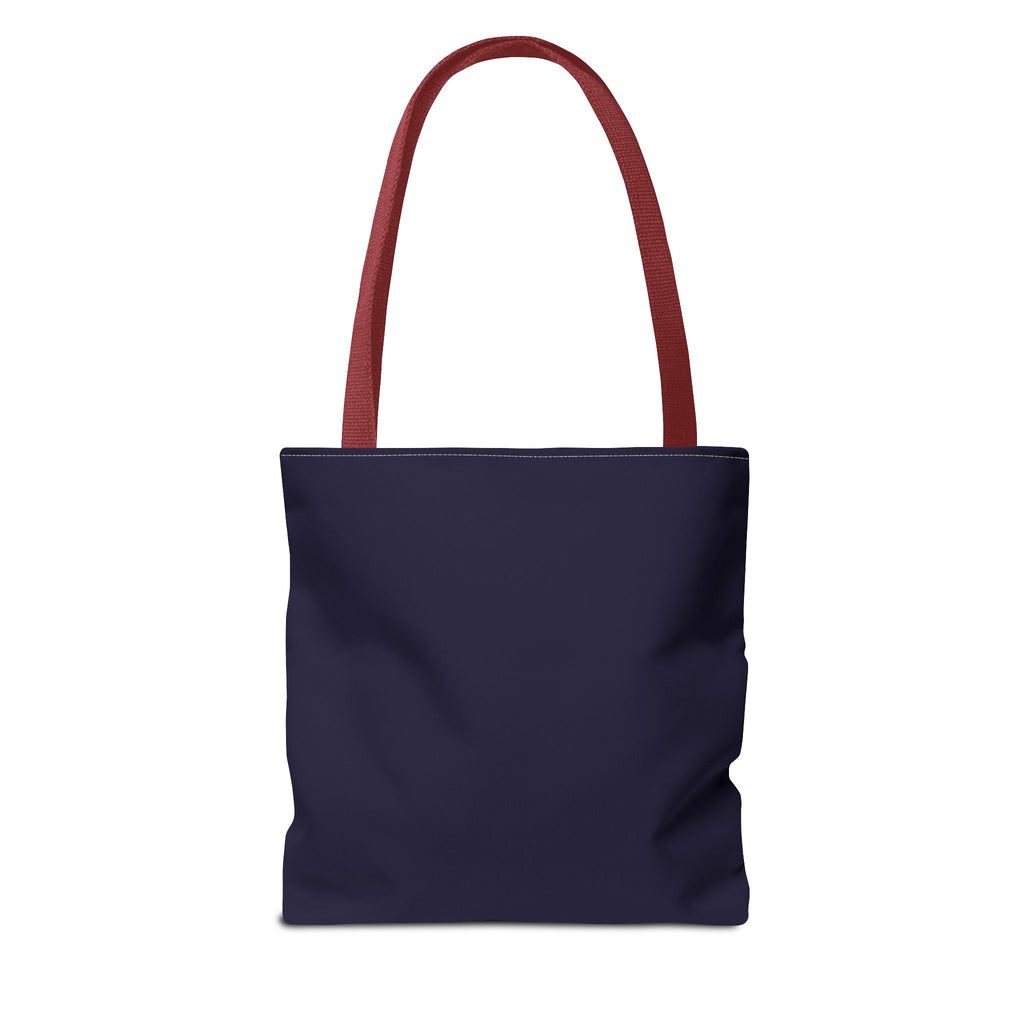 Abracadabra Hollywood Logo Tote Bag — Magic-Themed Navy AOP Tote