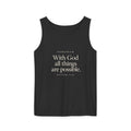 RomaneumTank Top — "With God all things are possible" (Matthew 19:26)
