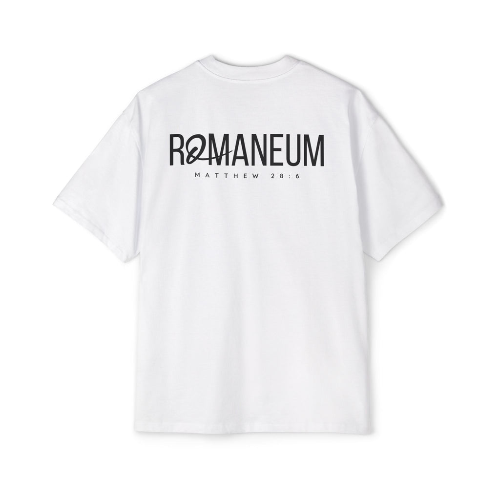 He Is Risen Christian Tee — Romaneum Matthew 28:6 Easter T‑Shirt