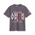 Romaneum "Amor/Roma" Active Tee — God Is Love Graphic Shirt