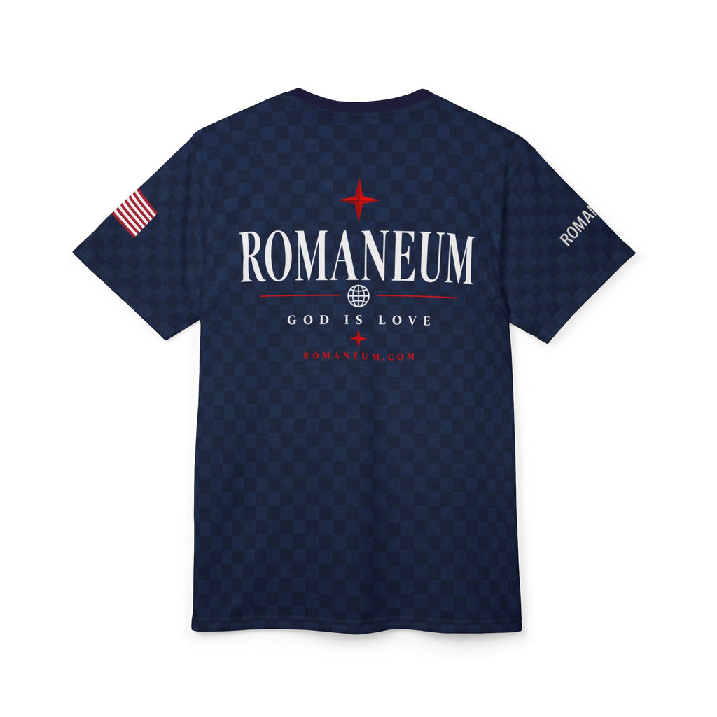 Romaneum AMOR ROMA Navy All-Over Tee