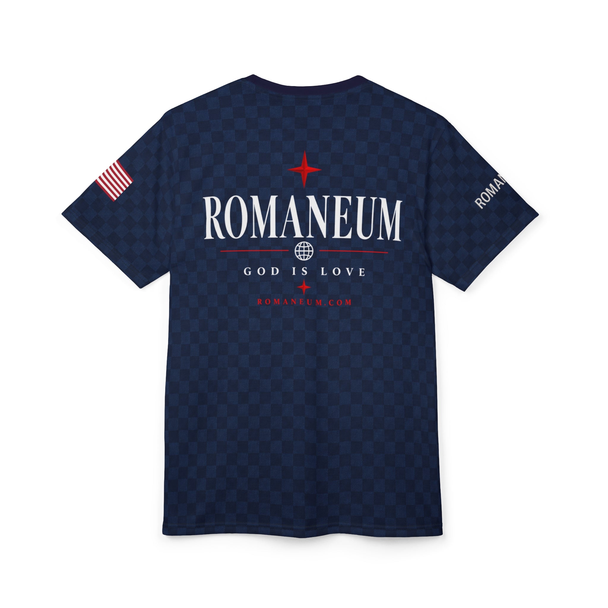 Romaneum AMOR ROMA Navy All-Over Tee